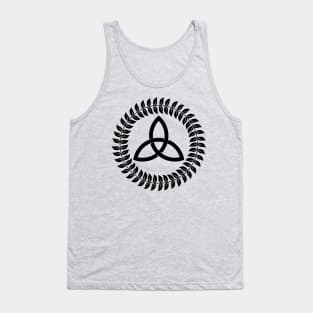 The symbol of the Holy Trinity framed by a wreath Tank Top